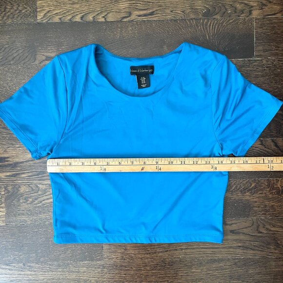 House of Harlow 1960 Blue Crop Top - Picture 5 of 8